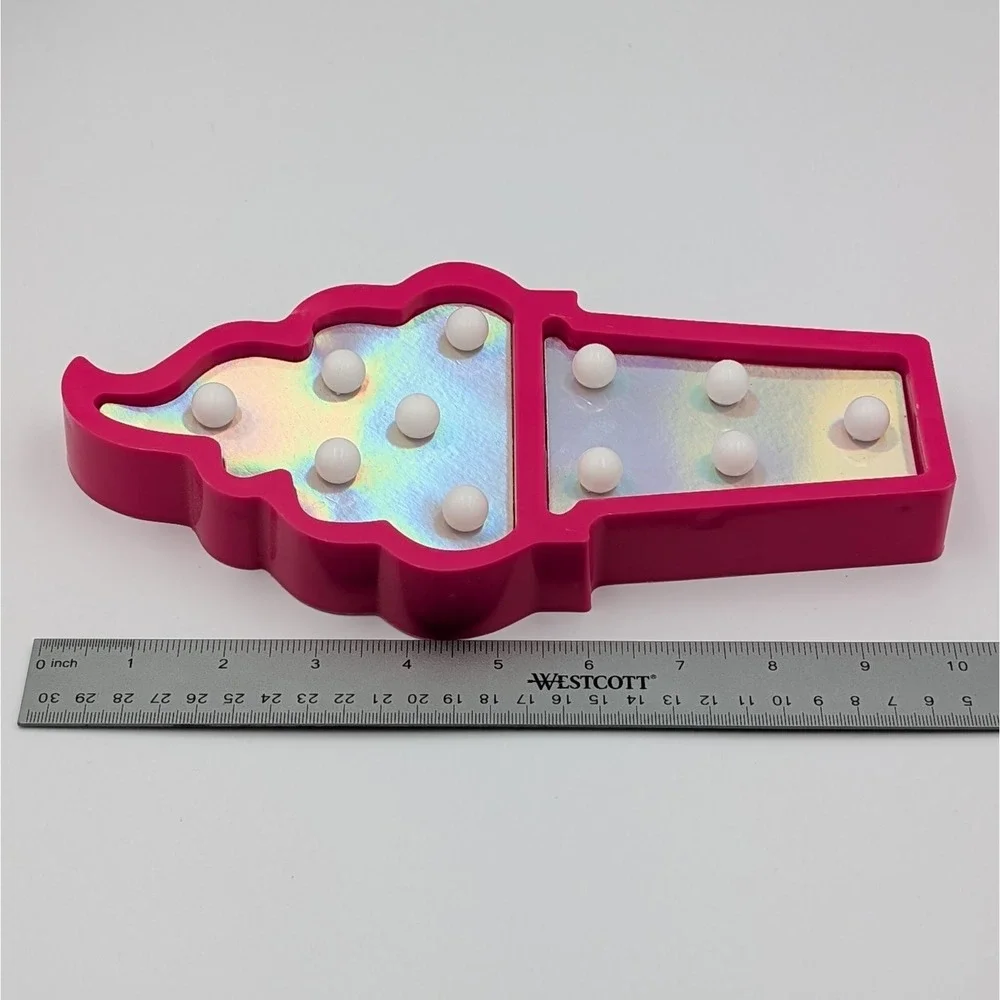 Limited Too Ice Cream Cone Light – Y2K Iridescent Lamp Retro Room Decor 2000s